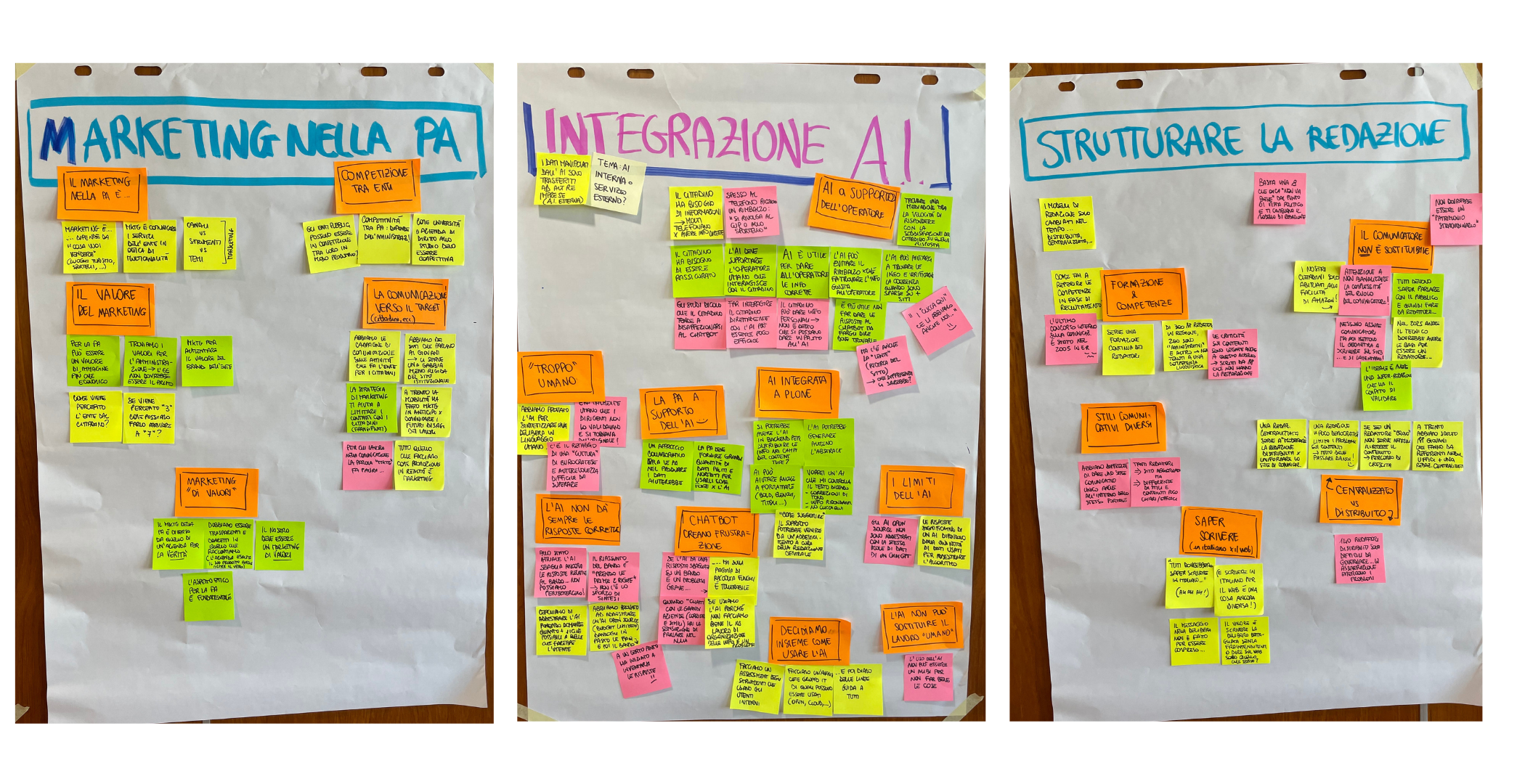 Plonegov riassunto tematiche del pomeriggio.png